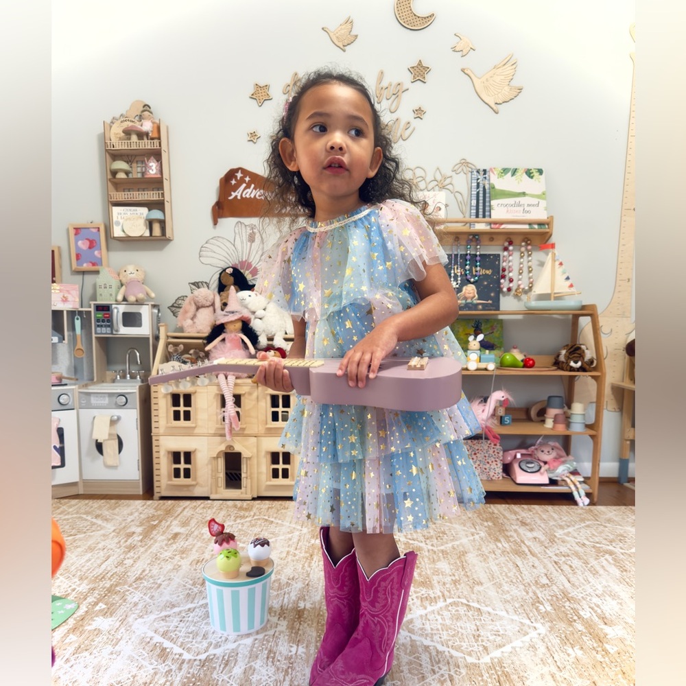 Lola + The Boys Starry White Dress